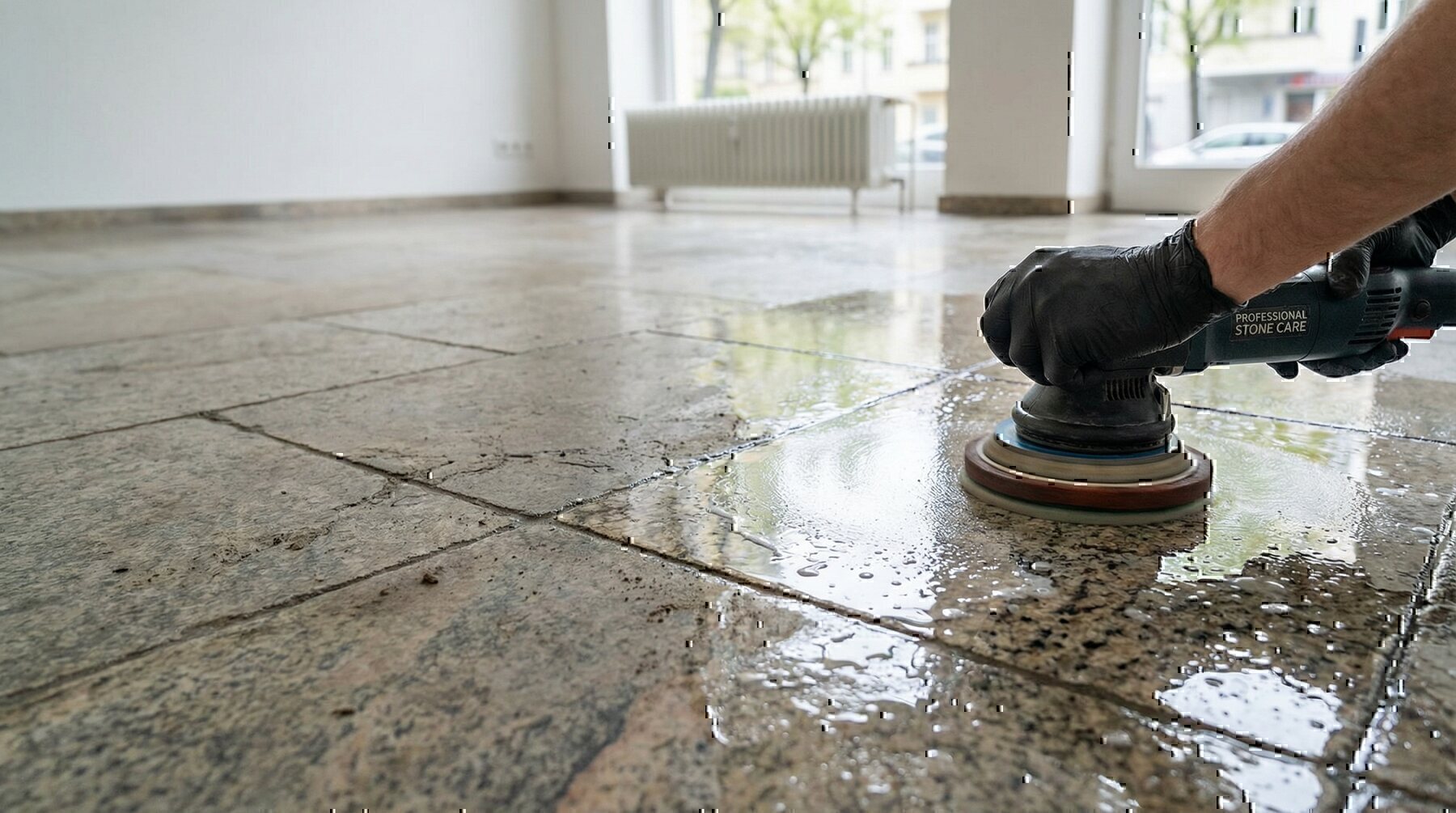 Steinfussboden Reinigen Steinboden Polieren In Berlin