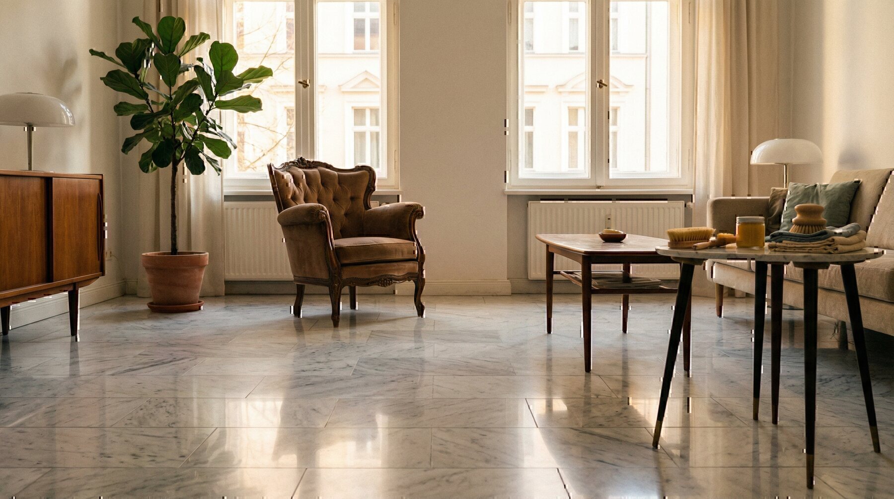 Marmor reinigen und pflegen Berlin und Brandenburg