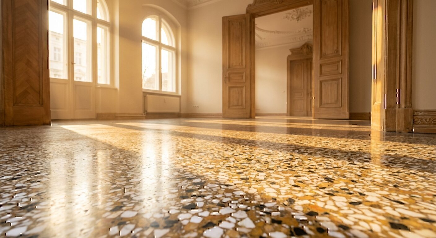 Terrazzo sanieren in Berlin: So wird Ihr Altbau-Boden wieder wie neu